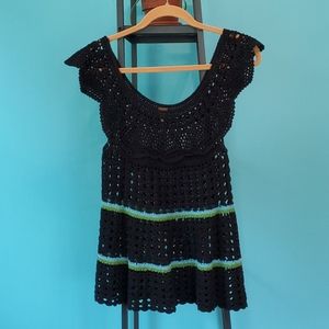 Free People crocheted top